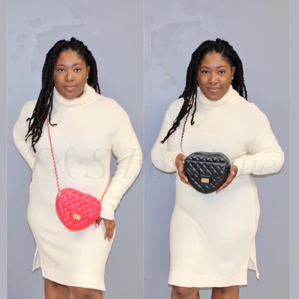 Women’s off white sweater dress